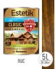 Lazura lemn ESTETIK CLASIC 5L NUC, protectie UV
