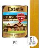 Lazura lemn ESTETIK CLASIC 5L PIN, protectie UV