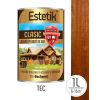 Lazura lemn ESTETIK CLASIC 1L TEC, protectie UV