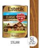 Lazura lemn ESTETIK CLASIC 5L STEJAR, protectie UV