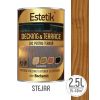 Lac pentru lemn ESTETIK DECKING&TERRACE 2.5L STEJAR podele si terase