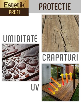 Lazura lemn ESTETIK PROFI 3L STEJAR, protectie avansata UV