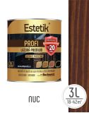 Lazura lemn ESTETIK PROFI 3L NUC, protectie avansata UV