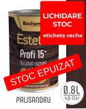 Lazura lemn BOCHEMIT ESTETIK PROFI 0.8L PALISANDRU, protectie avansata UV