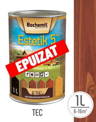 Lazura lemn BOCHEMIT ESTETIK CLASIC 1L TEC, protectie UV