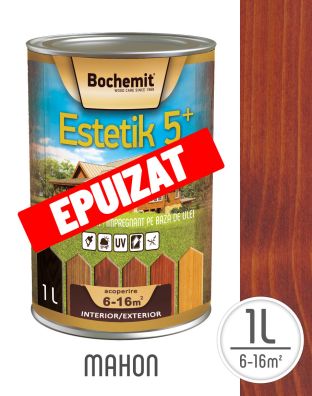 Lazura lemn BOCHEMIT ESTETIK CLASIC 1L MAHON, protectie UV