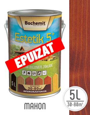 Lazura lemn BOCHEMIT ESTETIK CLASIC 5L MAHON, protectie UV