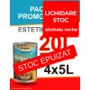 PACHET PROMO BOCHEMIT ESTETIK CLASIC 4x5L=20L - 120-320 mp