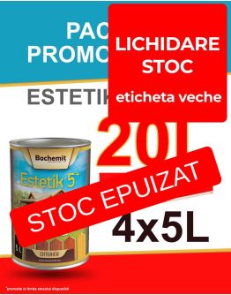 PACHET PROMO BOCHEMIT ESTETIK CLASIC 4x5L=20L - 120-320 mp