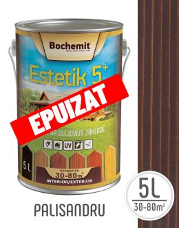 Lazura lemn BOCHEMIT ESTETIK CLASIC 5L PALISANDRU, protectie UV