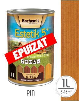 Lazura lemn BOCHEMIT ESTETIK CLASIC 1L PIN, protectie UV