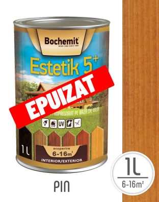 Lazura lemn BOCHEMIT ESTETIK CLASIC 1L PIN, protectie UV