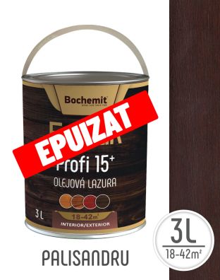 Lazura lemn BOCHEMIT ESTETIK PROFI 3L PALISANDRU, protectie avansata UV