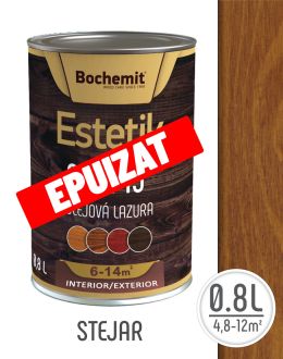 Lazura lemn BOCHEMIT ESTETIK PROFI 0.8L STEJAR, protectie avansata UV