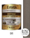Lazura lemn ESTETIK VINTAGE 0.75L GRI, protectie UV