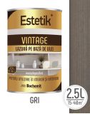 Lazura lemn ESTETIK VINTAGE 2.5L GRI, protectie UV