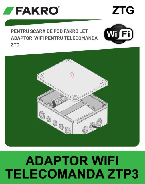 Adaptor Wifi ZTG pentru telecomanda Fakro ZTP3