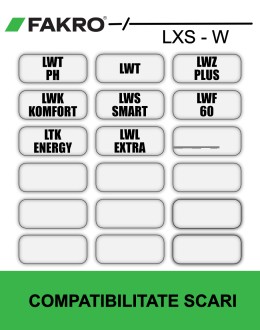 Extensie modul scara din lemn Fakro LXS-W