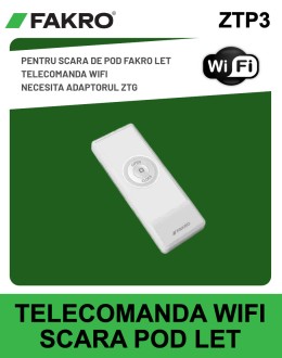 Telecomanda WIFi ZTP3 pentru scara pod electrica Fakro LET