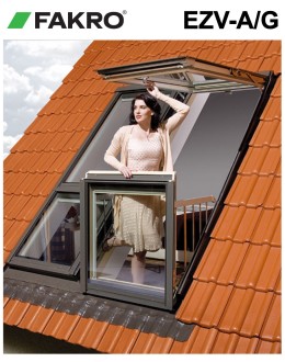 Rama etansare invelitori ondulate ferestre balcon Fakro EZV-A/G