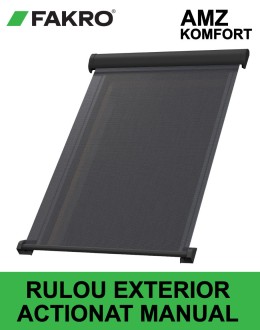 Rulou parasolar Fakro AMZ Komfort, protectie caldura, vant si UV