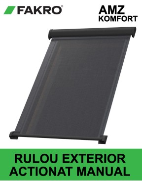 Rulou parasolar Fakro AMZ Komfort, protectie caldura, vant si UV