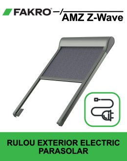 Rulou electric parasolar exterior Fakro AMZ Z-Wave