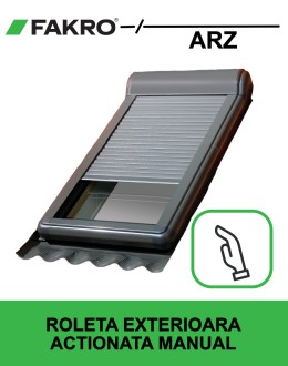 Roleta exterioara manuala aluminiu Fakro ARZ