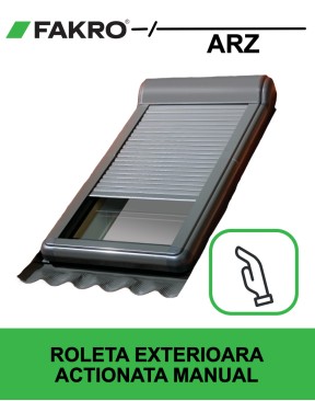 Roleta exterioara manuala aluminiu Fakro ARZ