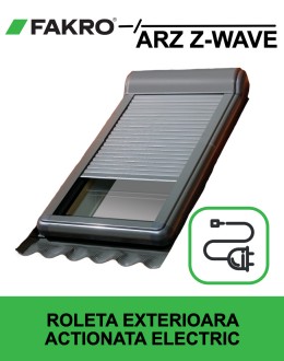 Roleta exterioara electrica aluminiu Fakro ARZ Z-Wave 