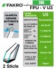 Fereastra mansarda dubla deschidere FAKRO FPU-V U3 preSelect Max, din lemn vopsit alb, 2 sticle