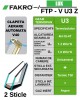 Fereastra mansarda actionata electric FAKRO FTP-V U3 Z-Wave, lemn de pin, 2 sticle, senzor de ploaie