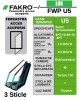Fereastra mansarda acces acoperis FAKRO FWP U5, lemn de pin, 3 sticle