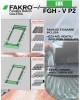 Fereastra mansarda balcon FAKRO FGH-V P2, lemn de pin, 2 sticle