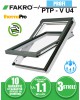 Fereastra mansarda FAKRO PTP-V U4, din PVC, 3 sticle