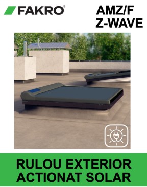 Rulou exterior solar ferestre terasa Fakro AMZ/F SOLAR
