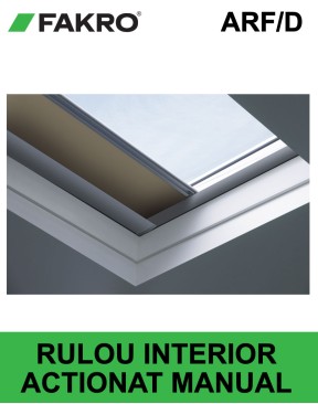 Rulou interior opac manual ferestre terasa Fakro ARF D