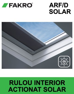Rulou interior opac solar ferestre terasa Fakro ARF D 