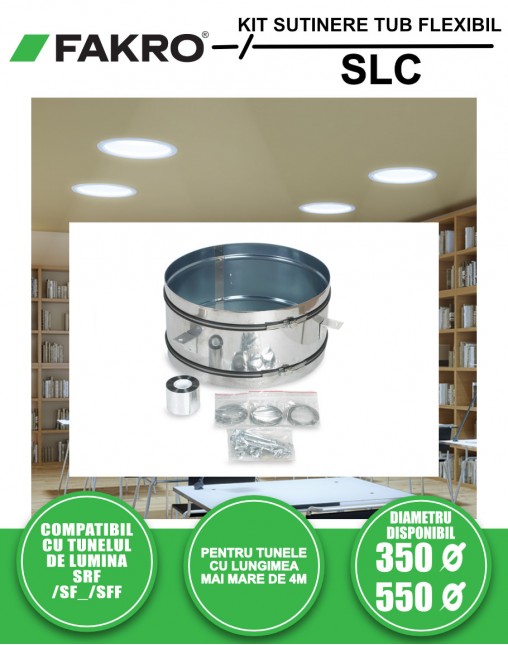Kitul de sustinere pentru tub flexibil Fakro SLC  350mm
