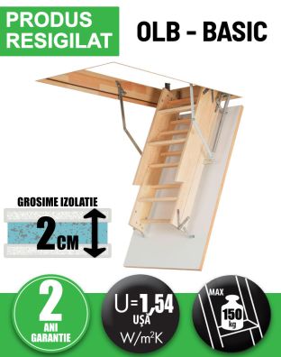 PRODUS RESIGILAT - Scara pod Optistep OLB Basic 60x120x280