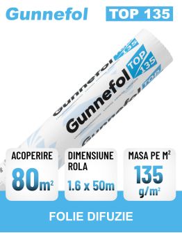 Folie anticodens si difuzie GUNNEFOL TOP 135