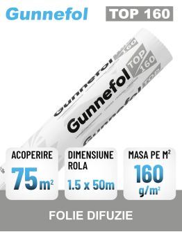 Folie anticondens si difuzie GUNNEFOL TOP 160