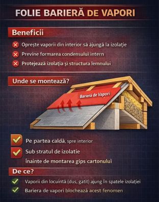 Folie bariera de vapori aluminizata GUNNEFOL ALU 90