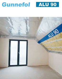 Folie bariera de vapori aluminizata GUNNEFOL ALU 90