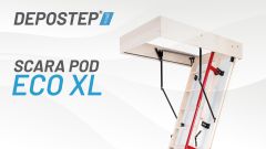 Usa pod cu scara DEPOSTEP ECO XL | Vedere 360°