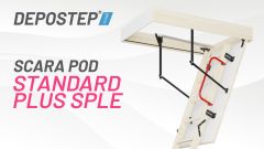 Usa pod cu scara DEPOSTEP - STANDARD PLUS SPLE | Vedere 360°