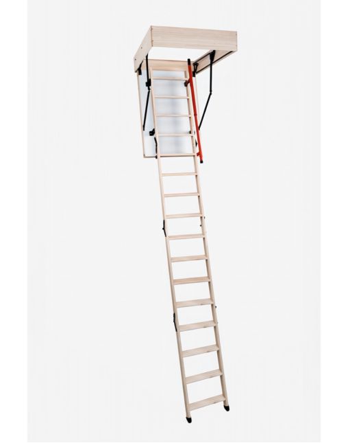 Scara pod DEPOSTEP ECO XL chepeng pod pliabil din lemn, maner telescopic, H max 330 cm