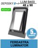 PRODUS RESIGILAT - Luminator acoperis DEPOSKY LUM B400, 48x90, dubla deschidere