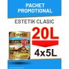 Pachet Promo Lazura Estetik Clasic 4x5L=20L, 120-320 mp