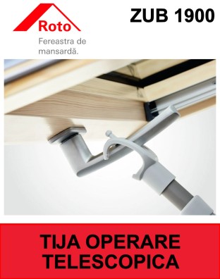 Tija operare ferestre mansarda si rulouri Roto ZUB TFB 1900 cm